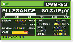DVB-S2 mesures