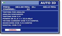 Écran Auto ID