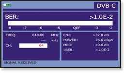 Mesures DVB-C