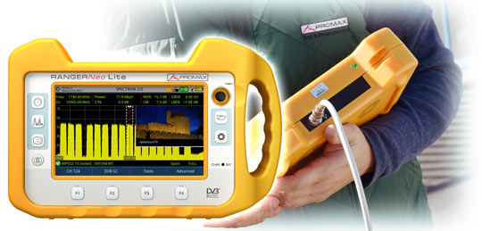 RANGER Neo Lite, mesureur de champ pour TV, Câble et Satellite