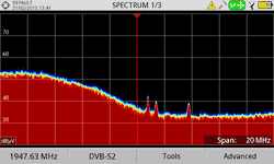 Spectre de signaux BEACON