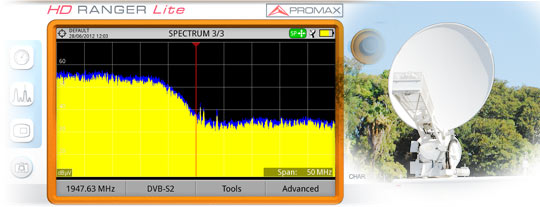 Unité mobile de TV et mesureur de champ HD RANGER Lite