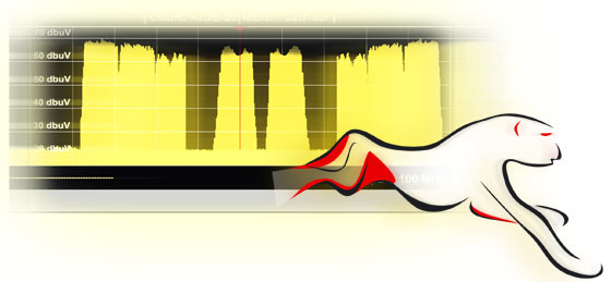 Mesureur de champ RANGER Neo: Analyse de spectre ultra-rapide (balayage de 70 ms pour TOUS les SPANs)