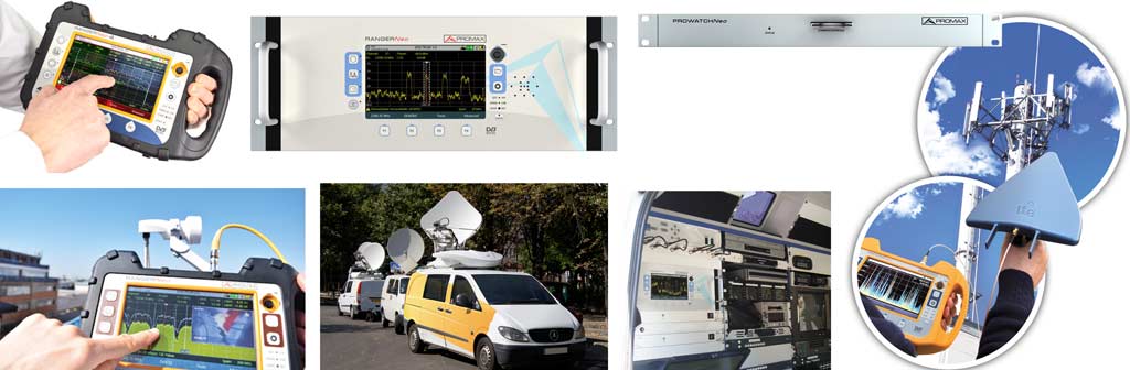 En combinant les possibilités des solutions PROMAX, les autorités de régulation en charge d'assurer l'intégrité du spectre radio-électrique peuvent détecter et localiser les stations broadcast illégales.