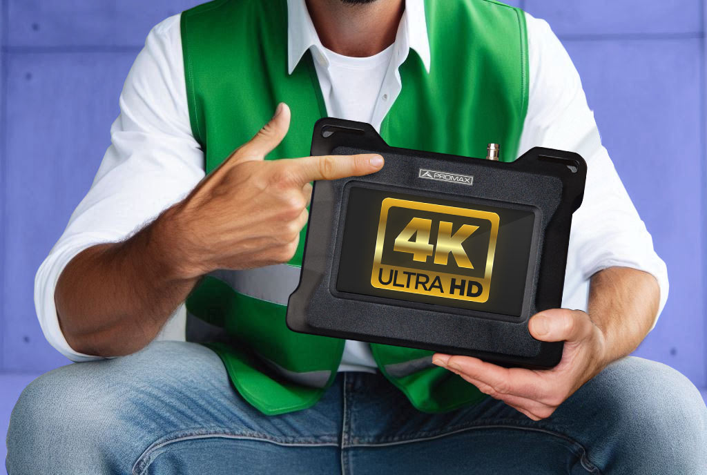 Le mesureur de champ TV EXPLORER NG intègre le décodage 4K-UHD natif