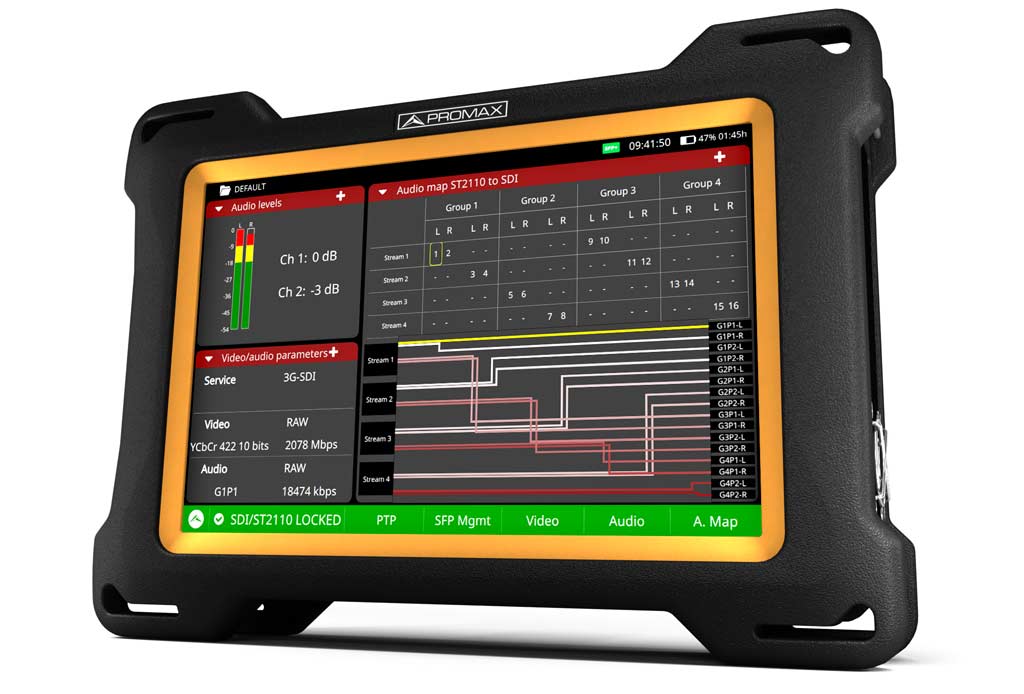 Remappage de 16 canaux audio ST 2110 vers SDI avec l'ATLAS NG