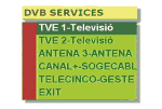 Liste de services DVB