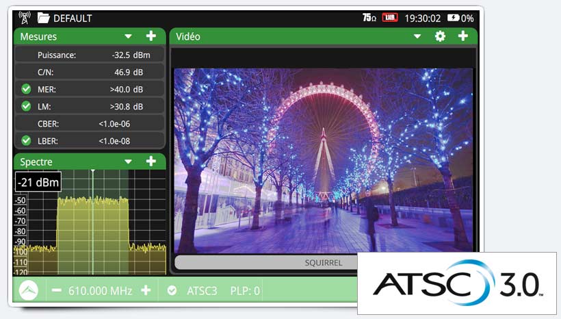 Standard ATSC 3.0 en option