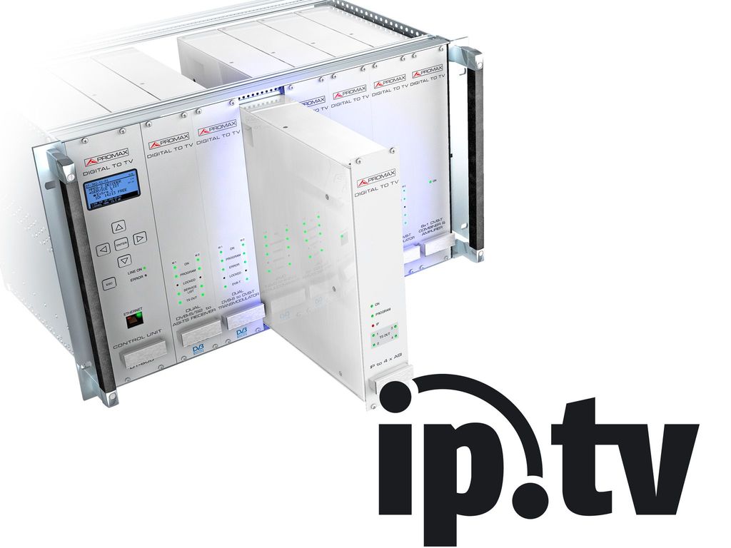 DT-324D: Récepteur IP avec sortie ASI-TS