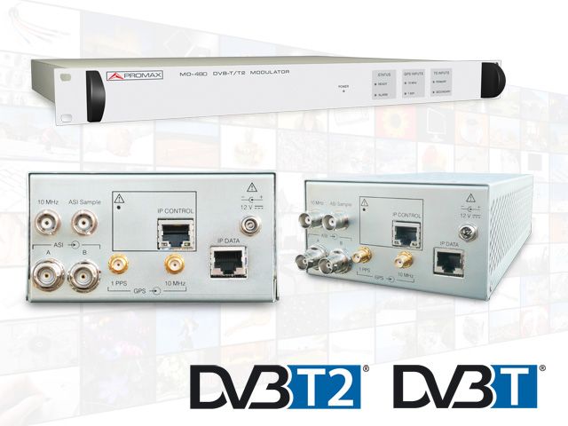 MO-480, MO-481: Modulateur de qualité de diffusion DVB-T / T2