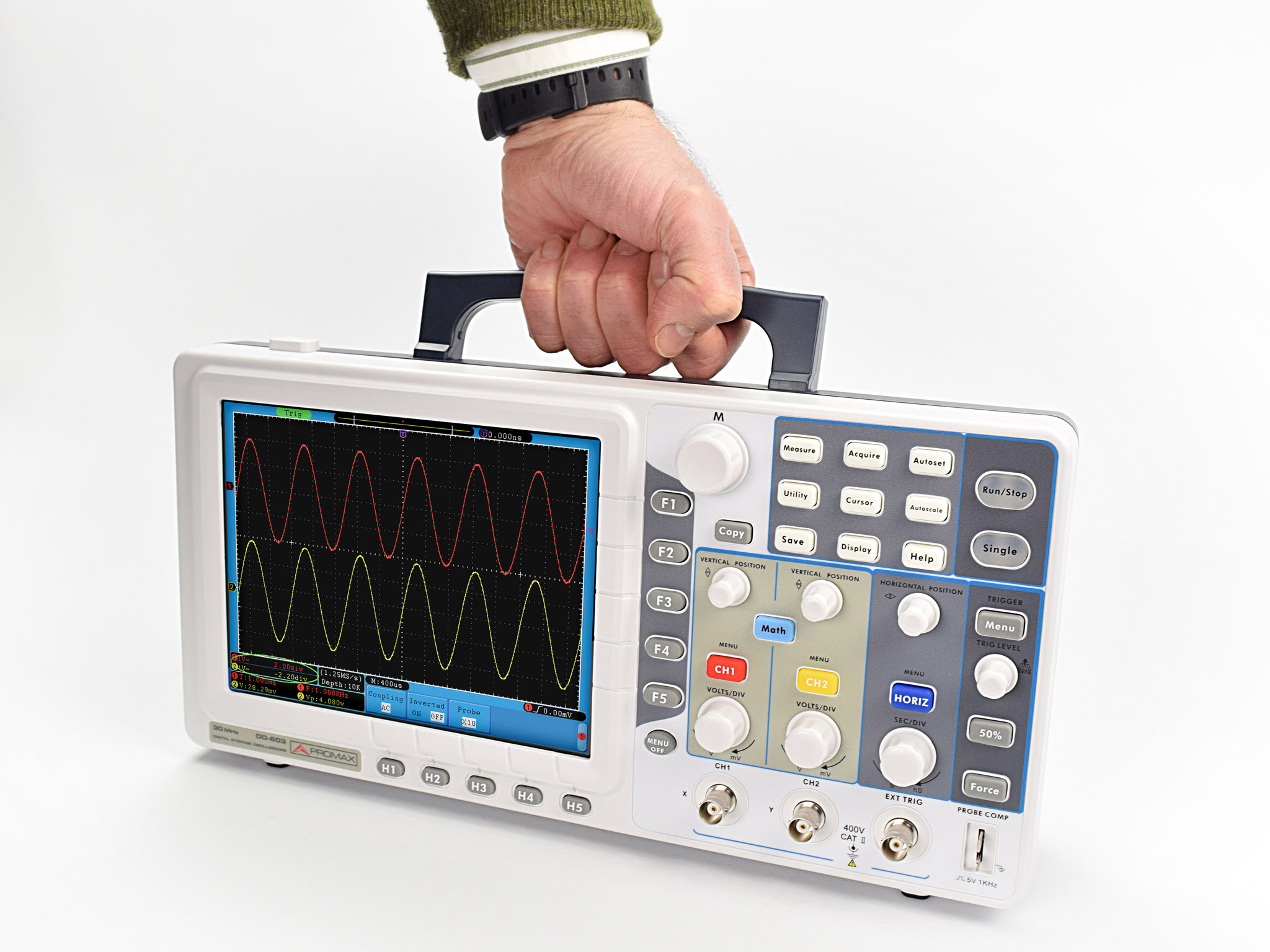 OD-603: Oscilloscope numérique de 30 MHz (gamme économique)