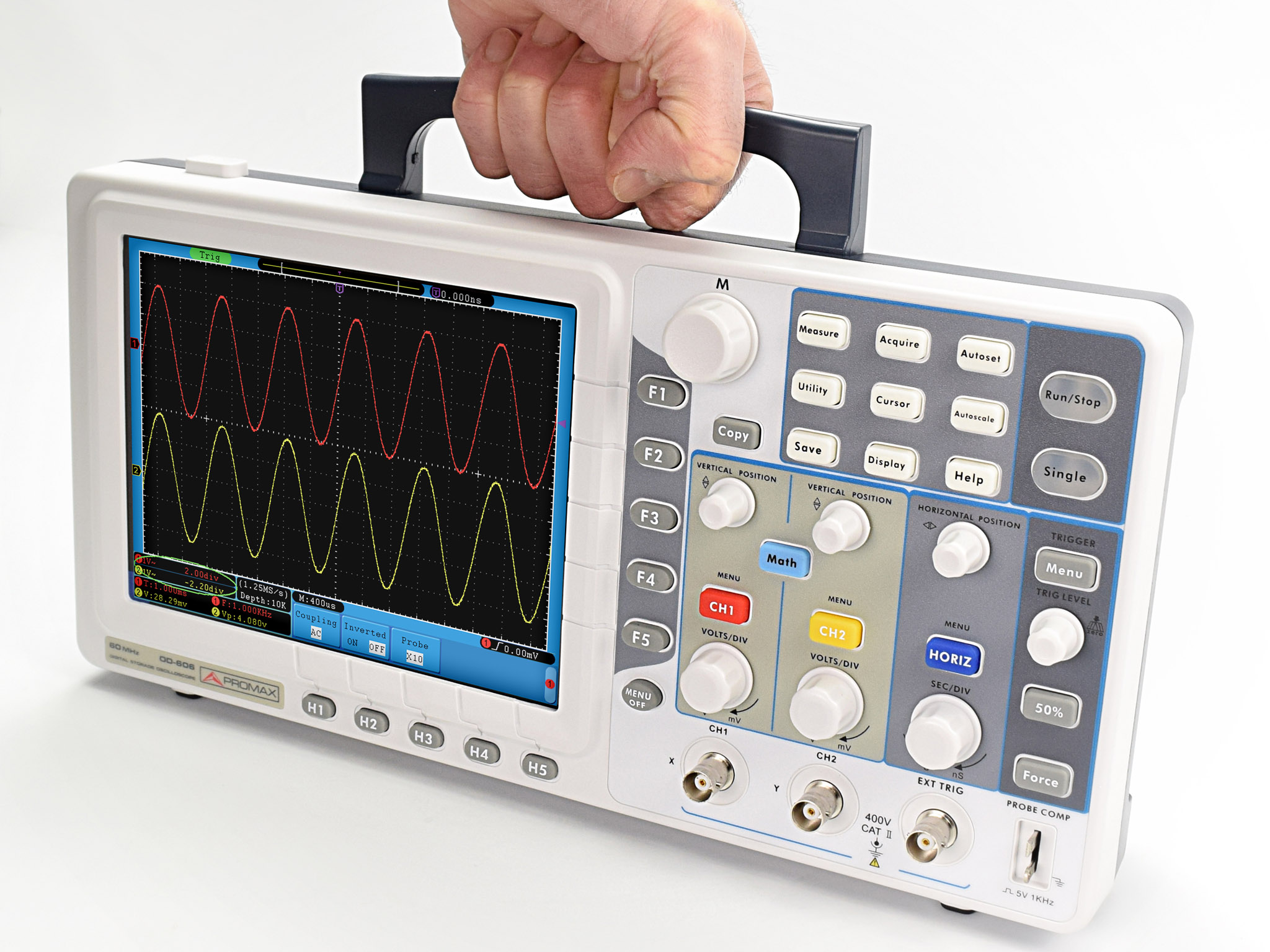 OD-606: Oscilloscope numérique de 60 MHz (gamme économique)