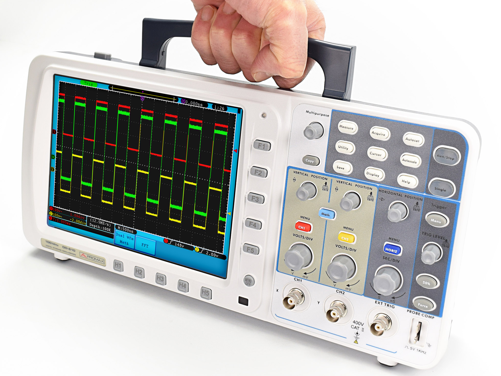 OD-610: Oscilloscope numérique de 100 MHz (gamme professionnelle)