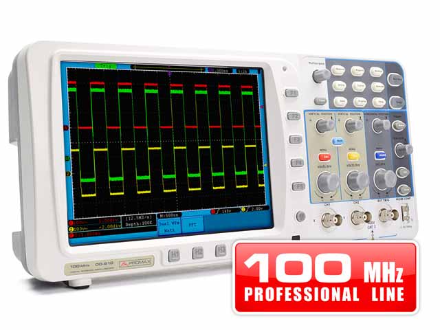 OD-610: Oscilloscope numérique de 100 MHz (gamme professionnelle)