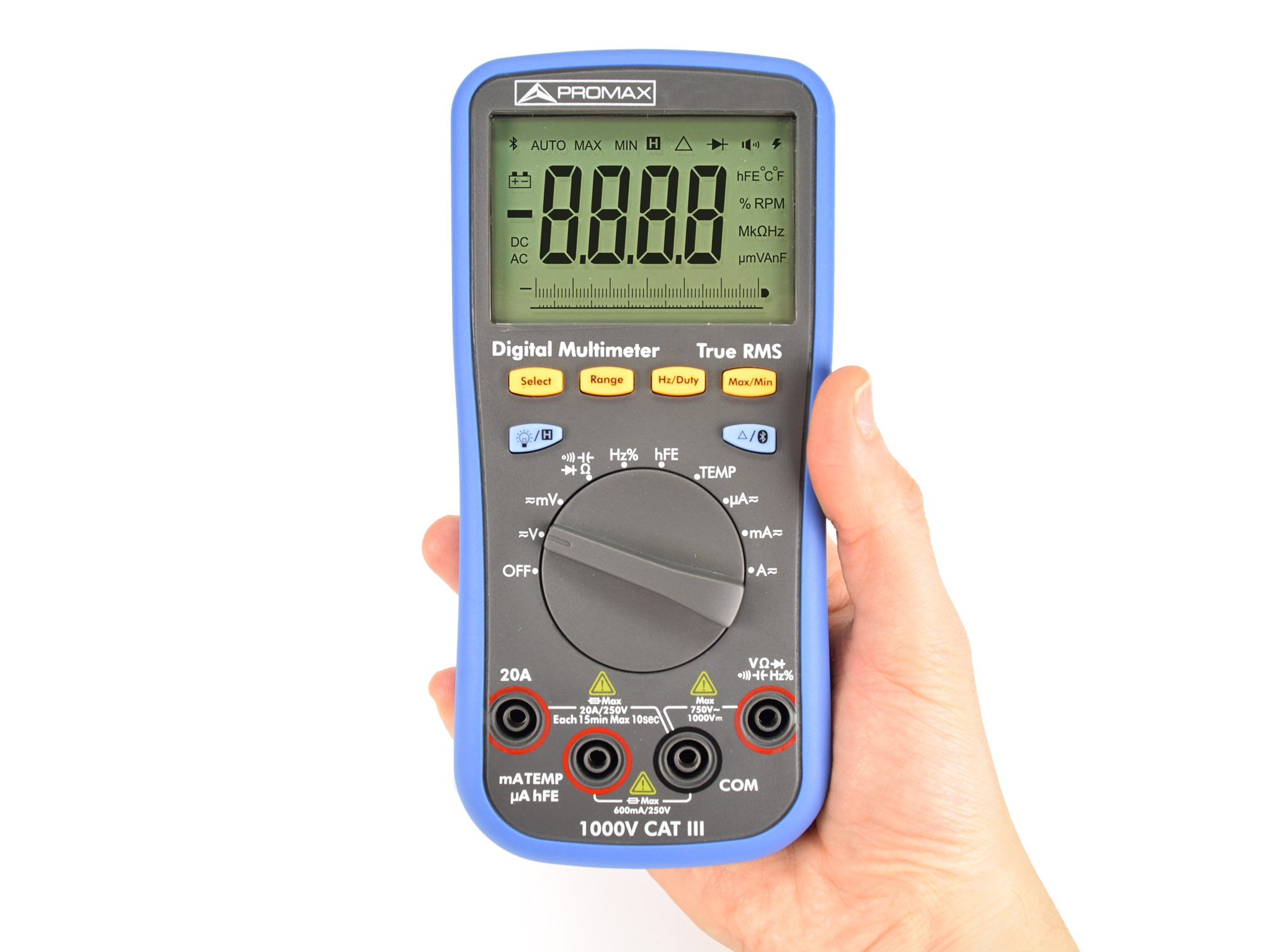 PD-350, PD-351, PD-352: Multimètre digital RMS et contrôle bluetooth par app Android