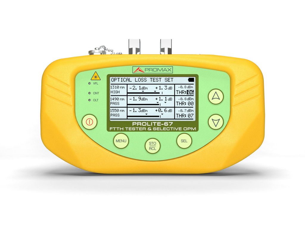 PROLITE-67: Mesureur selectif de puissance optique pour FTTX-xPON