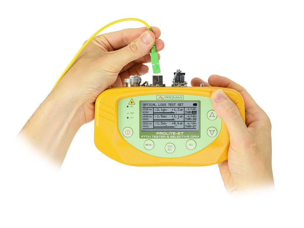 PROLITE-67: Mesureur selectif de puissance optique pour FTTX-xPON