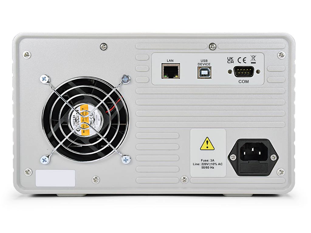 FA-853B: Source d'alimentation programmable à triple sortie (60 V, 6 A)