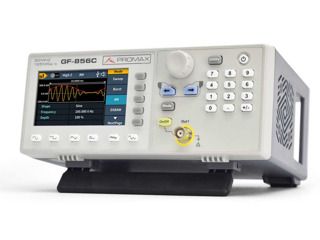 GF-856C: Générateur de formes d'ondes personnalisées 30 MHz, 125 MS/s