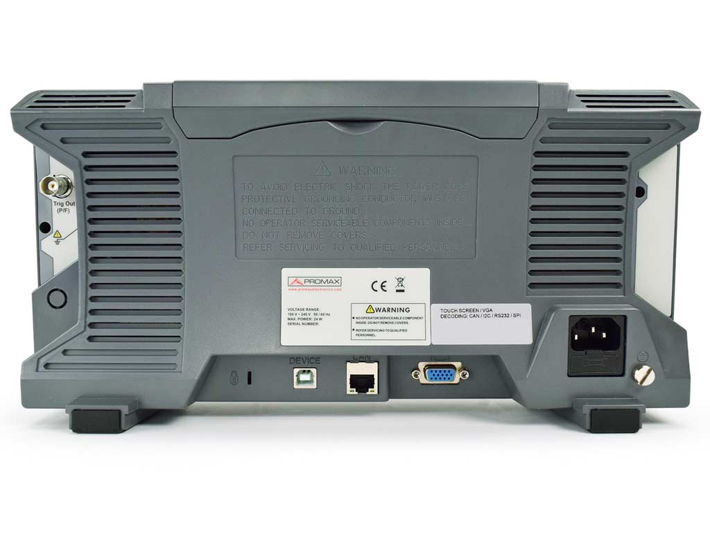 OD-624B: Oscilloscope numérique multi-touch de 200 MHz (gamme professionnelle)