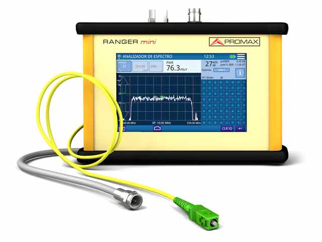 RANGER mini: Mesureur de champ TV et Satellite pour RF, CATV, DOCSIS et fibre optique