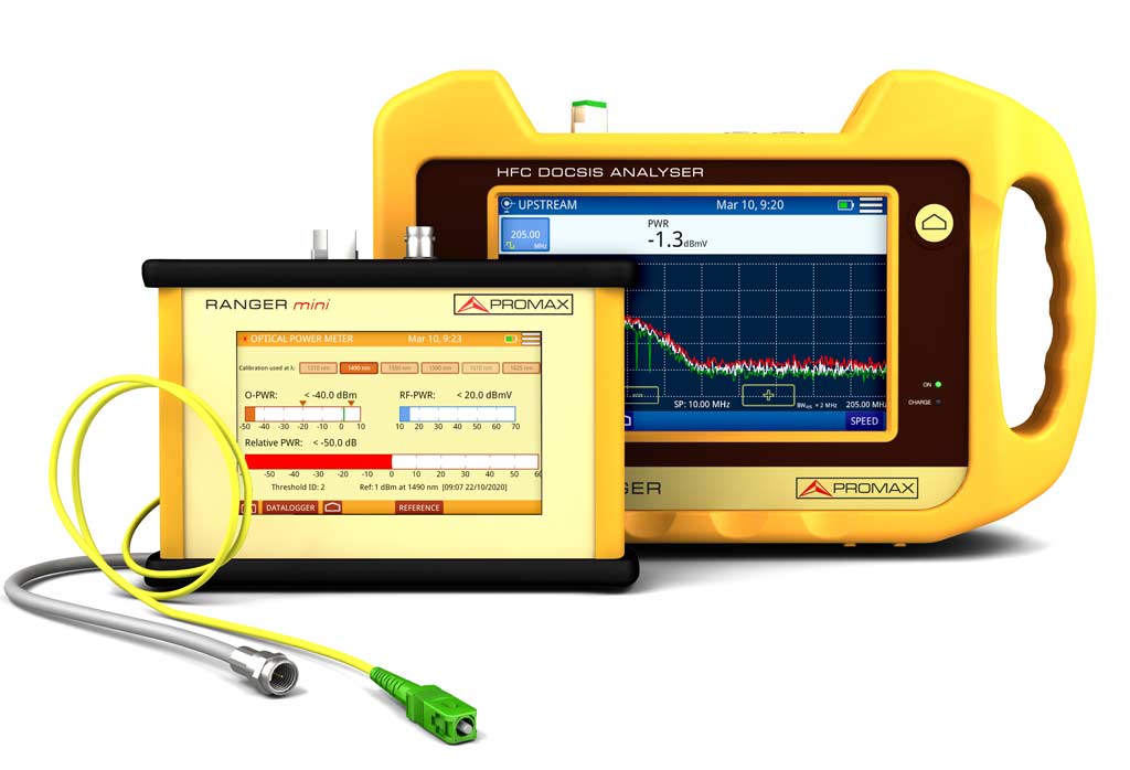 Systèmes de test et de mesures hybrides pour RF et fibre (HFC)